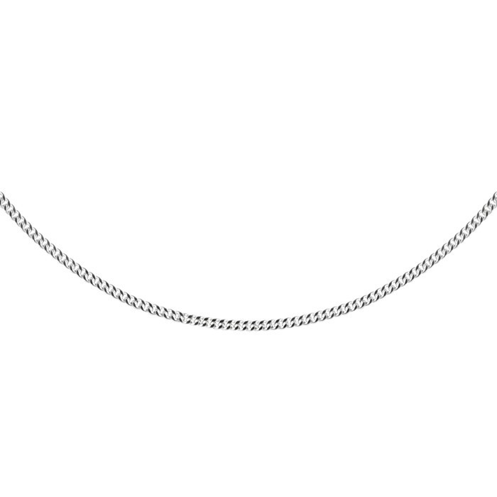 Stříbrný řetízek CURB Ø050 45cm