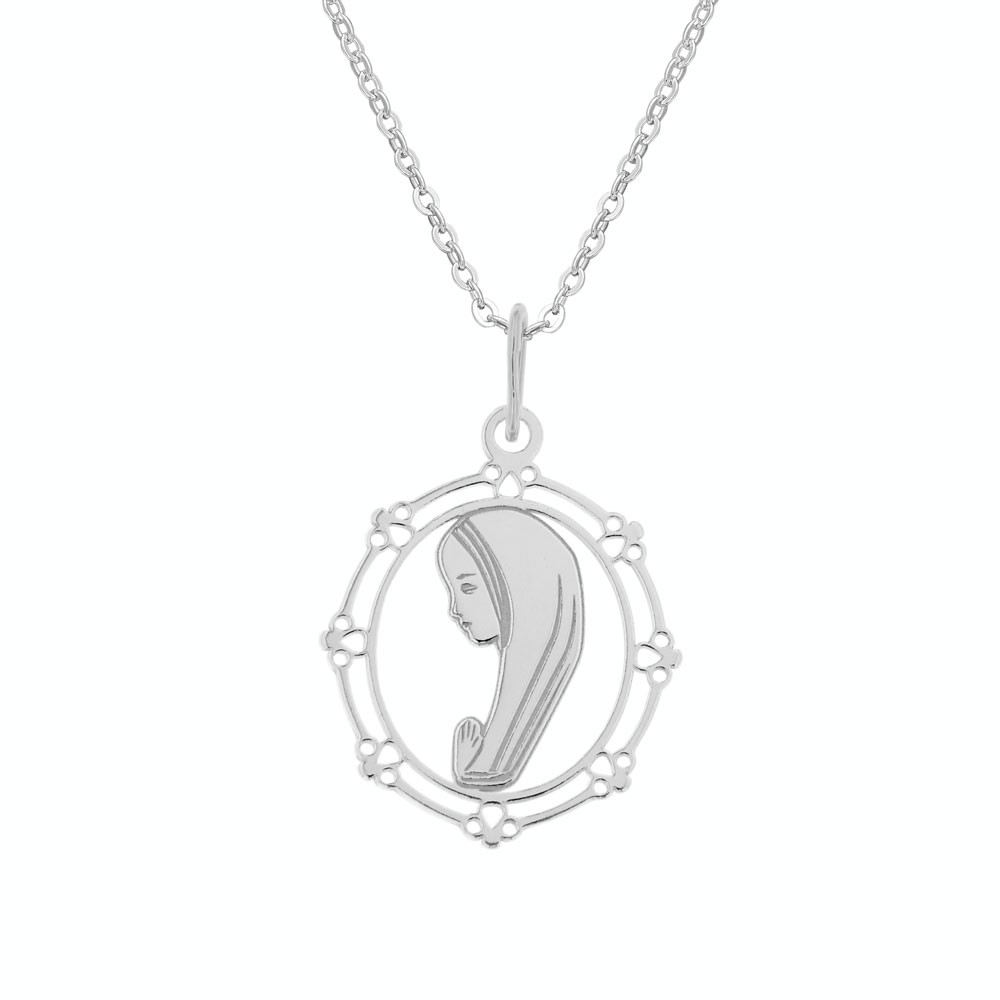 Stříbrný přívěsek na stříbrném řetízku Tichá modlitba