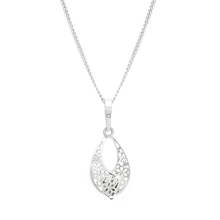 Stříbrný komplet přívěšek PA0896 + řetízek CURB Ø040 50cm