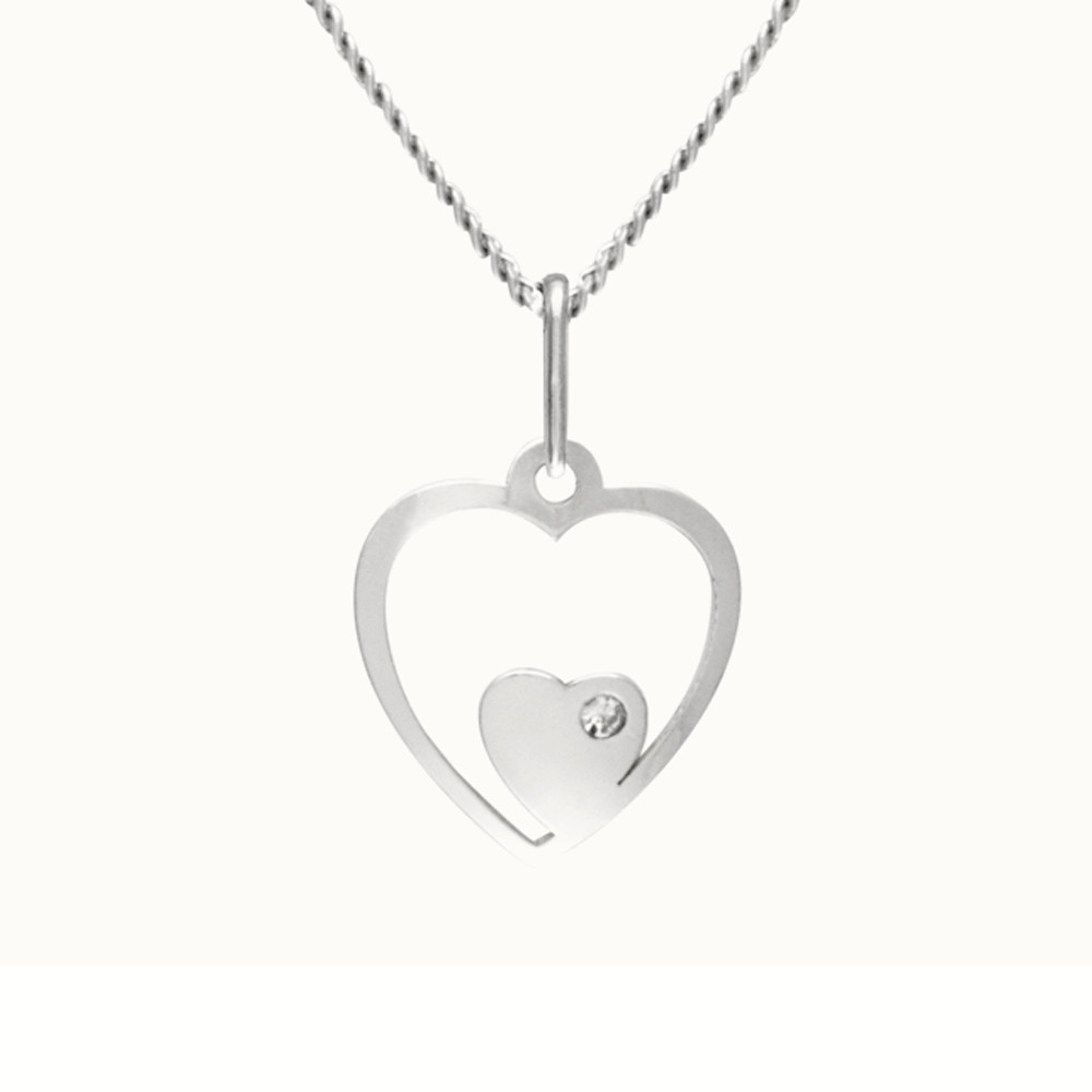 Dětský stříbrný přívěsek na řetízku KO1596_CU035_40