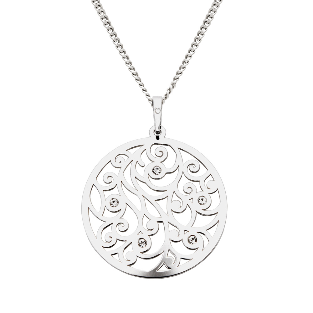 Stříbrný přívěsek na řetízku Mandloň