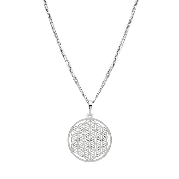 Stříbrný komplet přívěšek PA1785m + řetízek CURB Ø050 50cm