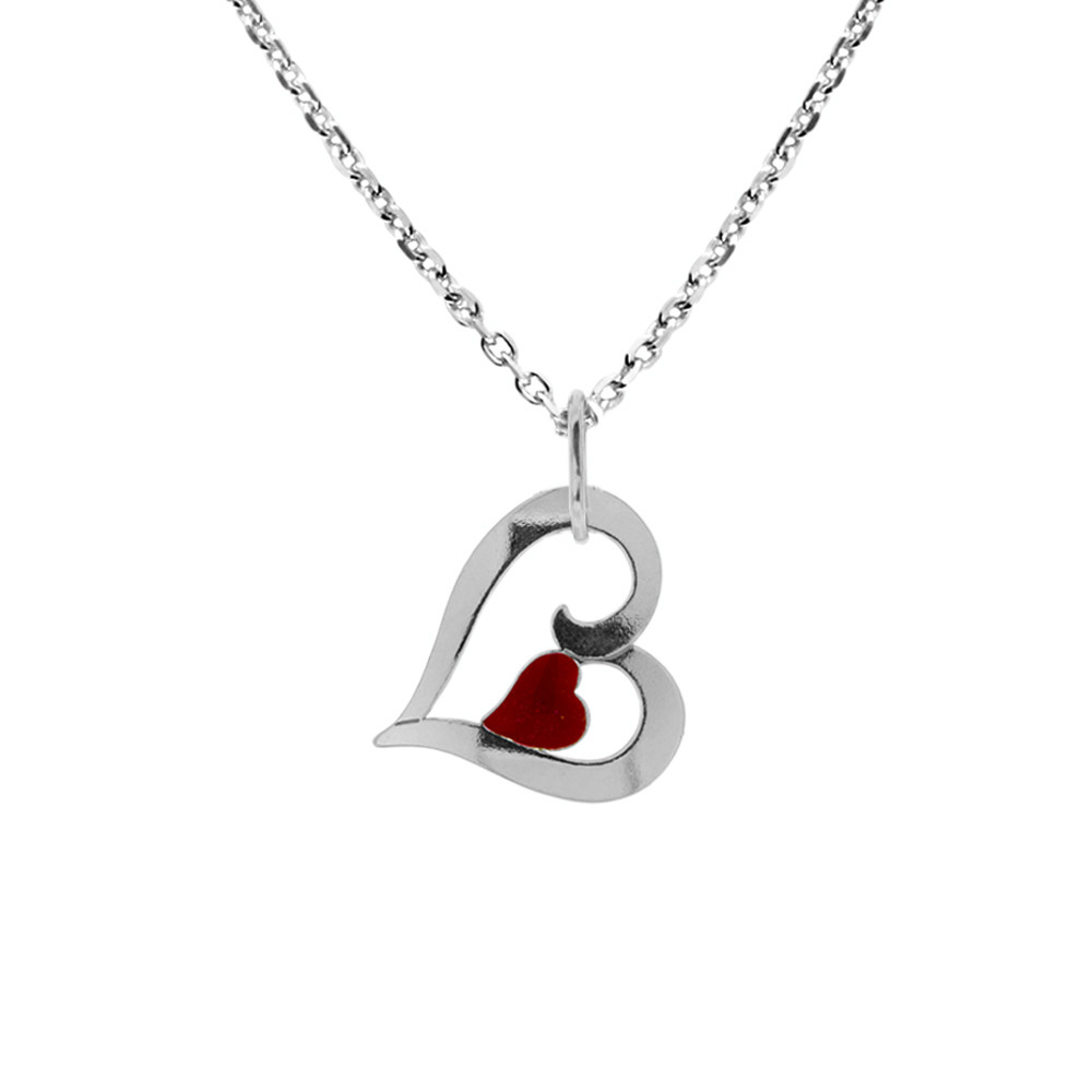 Stříbrný přívěsek na řetízku Amoretta