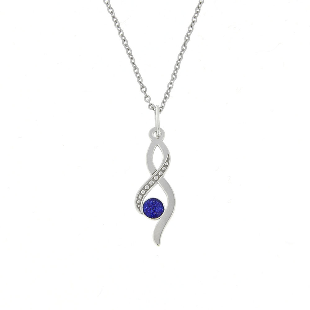 Stříbrný přívěsek na řetízku Teardrop