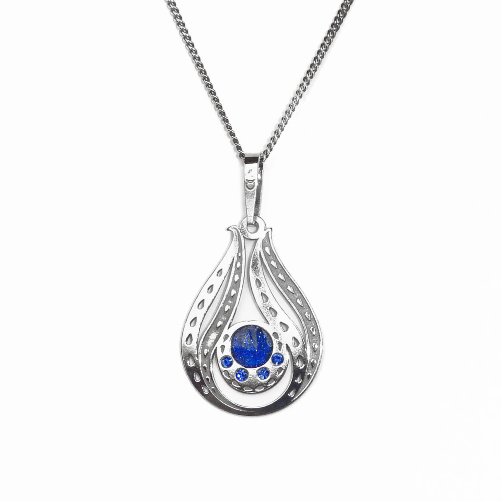 Stříbrný přívěsek na stříbrném řetízku Pouch