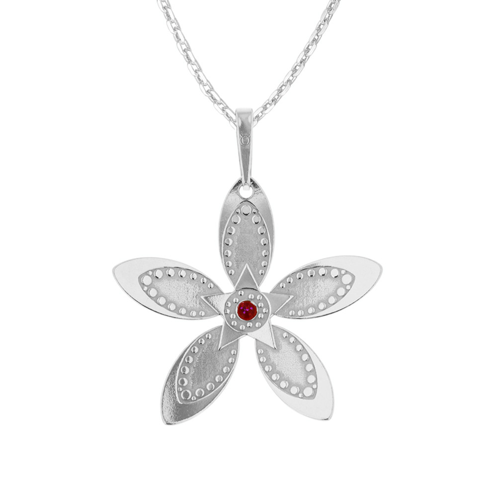 Stříbrný přívěsek na řetízku Floria