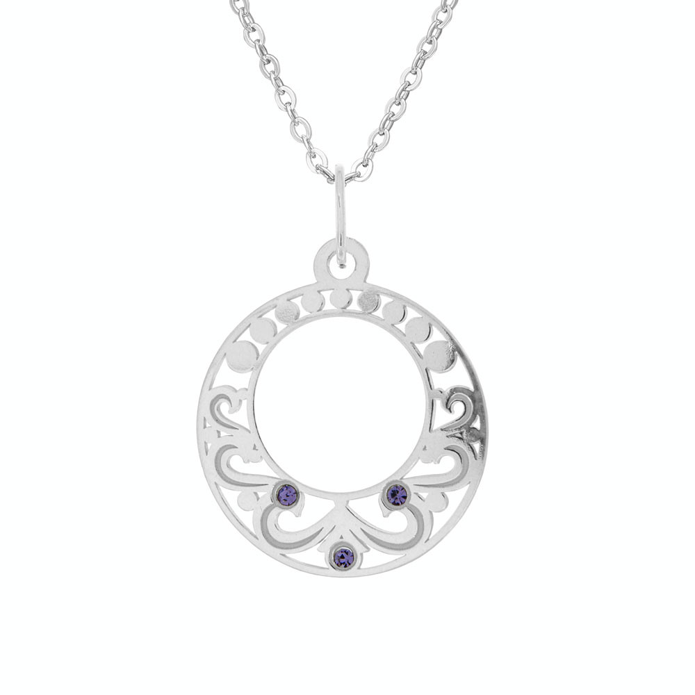 Stříbrný přívěsek na řetízku Lambada