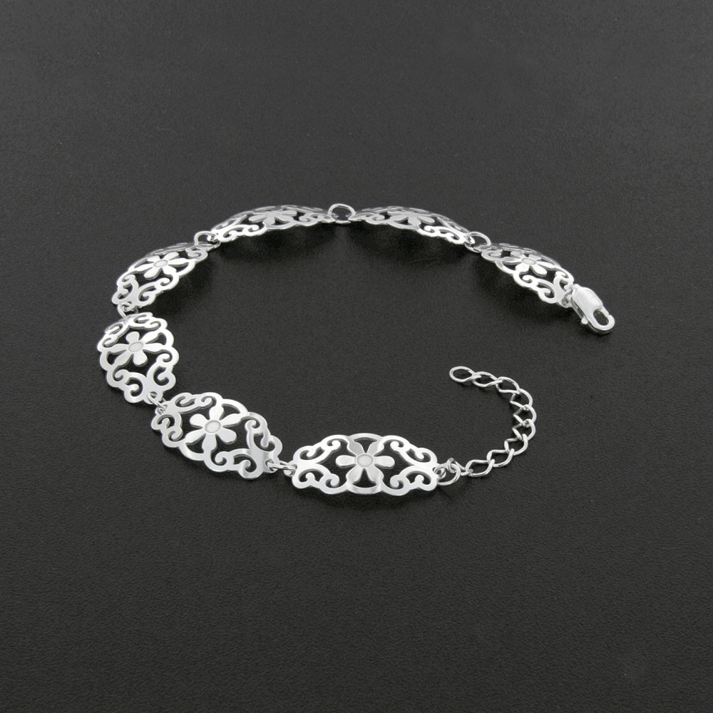 Stříbrný náramek Timea