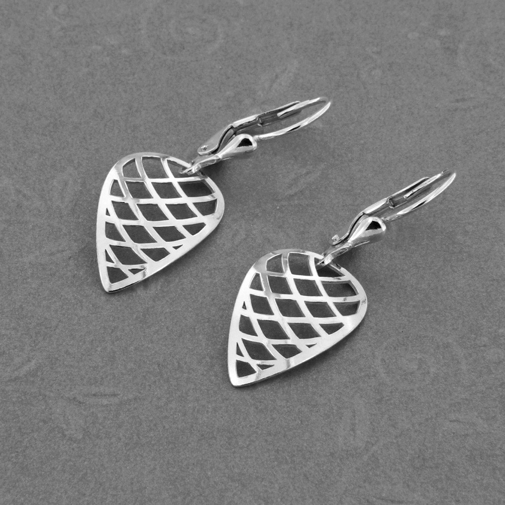 Stříbrné náušnice Kasandra