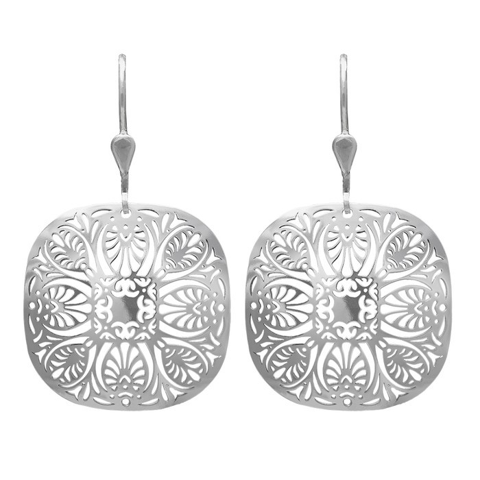 Stříbrné náušnice NA0888 Magic orient Oriental garden