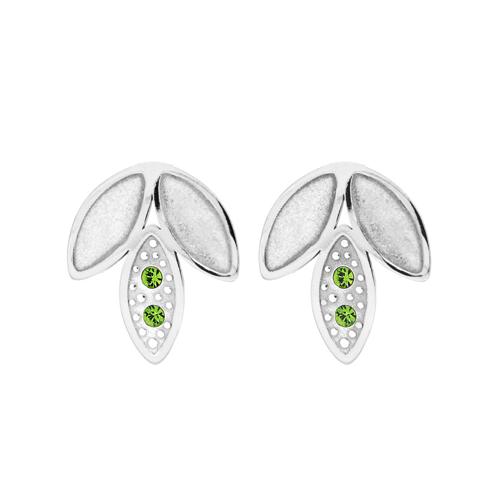 Stříbrné náušnice Mysteria