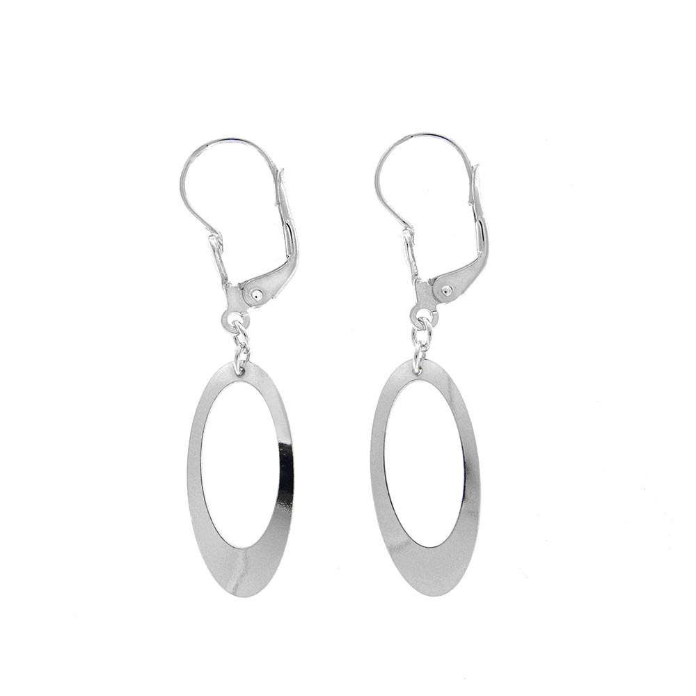 Stříbrné náušnice Eternity