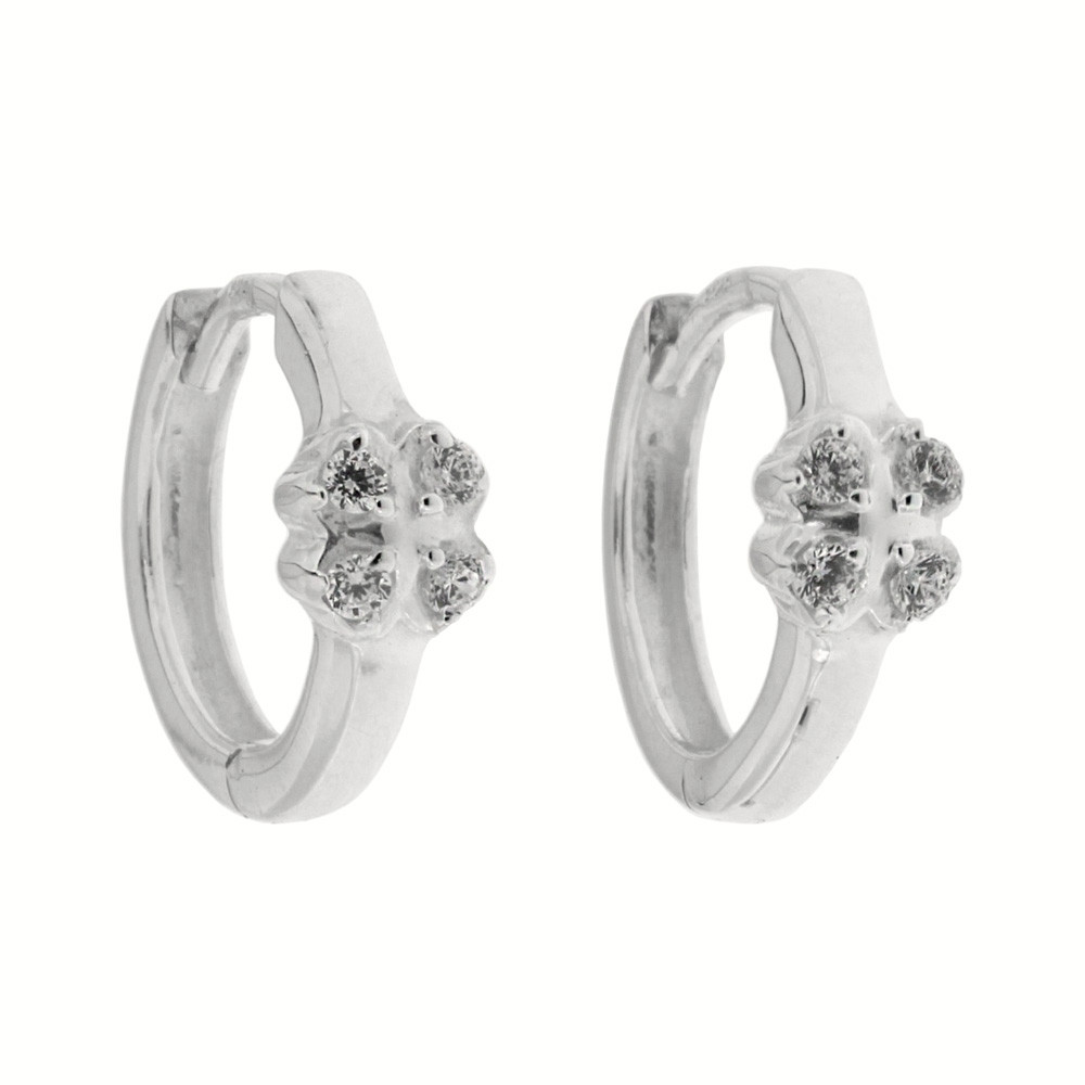 Stříbrné náušnice Sparkle