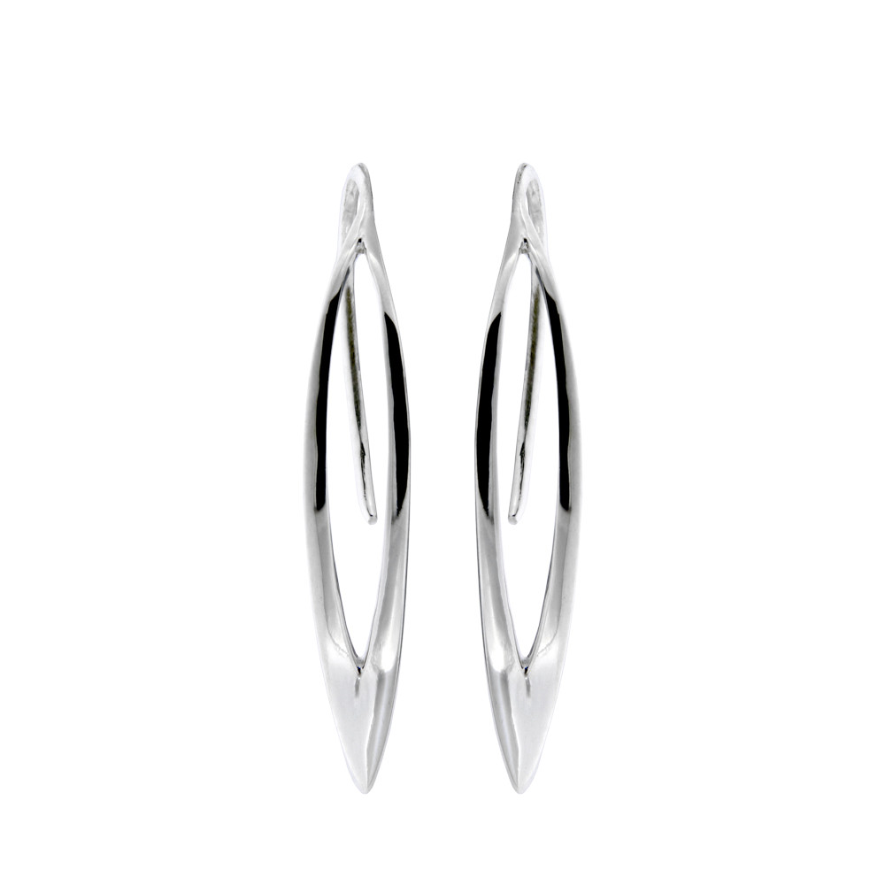 Stříbrné náušnice Livia