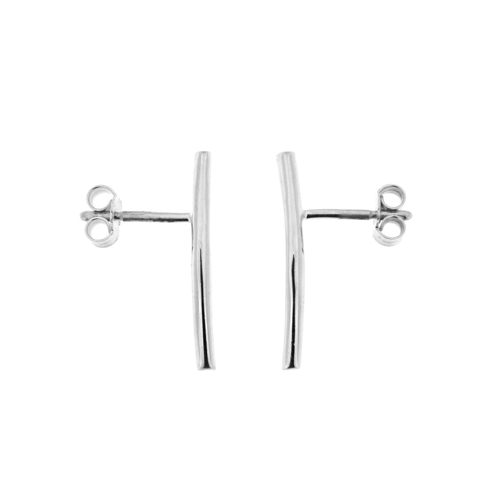 Stříbrné náušnice Simplicity