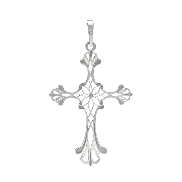 Stříbrný velký přívěšek PA0555 křížek