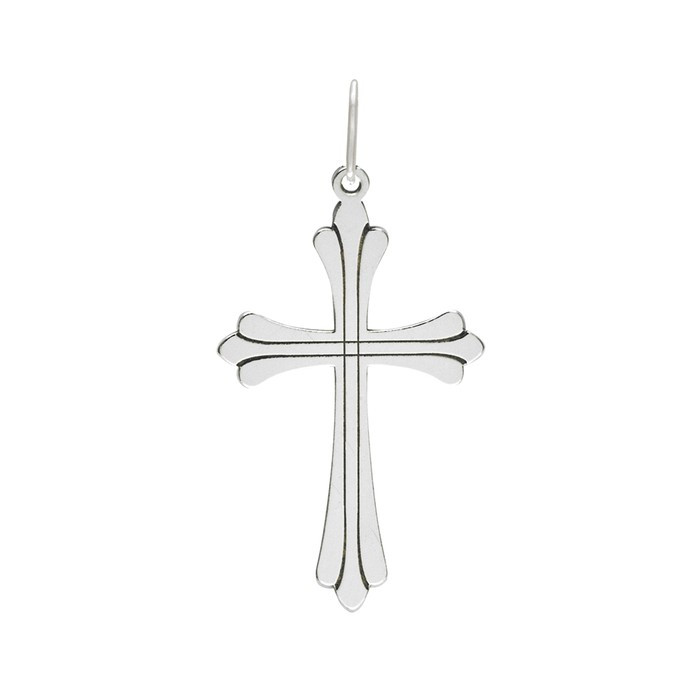 Stříbrný velký přívěšek PA1450v křížek 