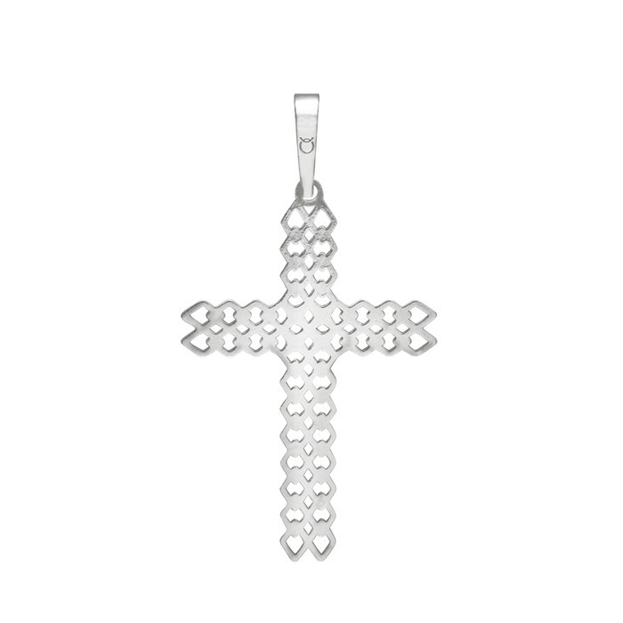 Stříbrný velký přívěšek PA1525 křížek 
