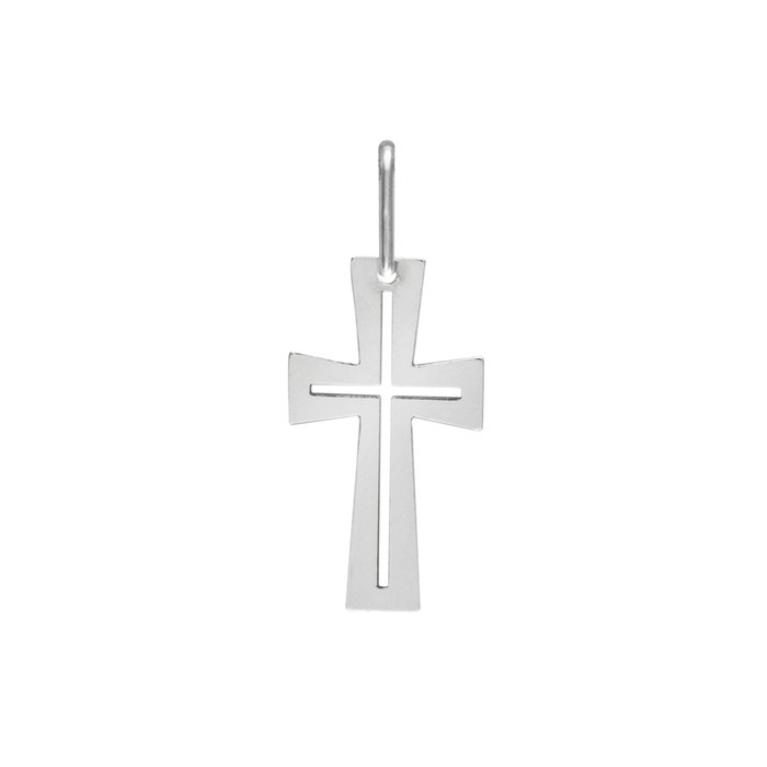 Stříbrný střední přívěšek PA1538 křížek 