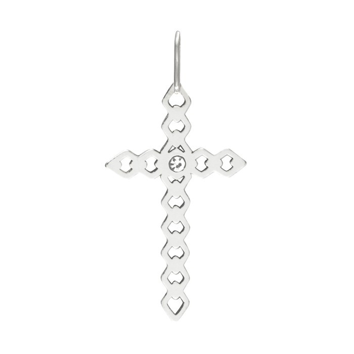 Stříbrný malý přívěšek PA1545 křížek 