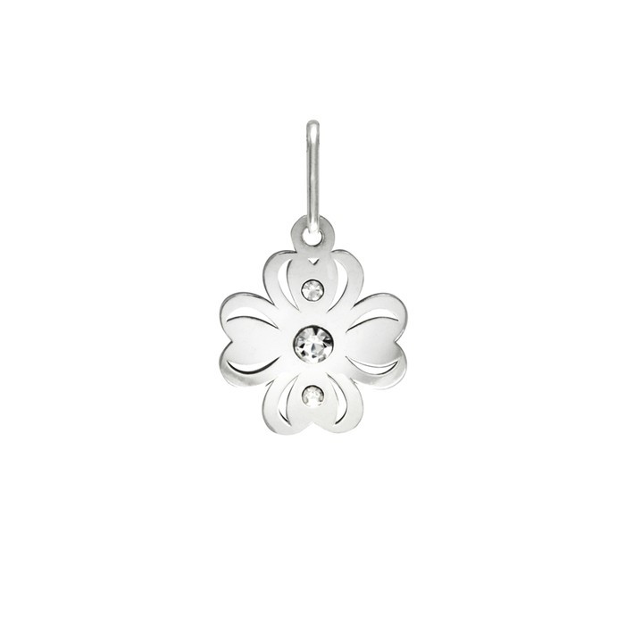 Stříbrný střední přívěšek PA1610 čtyřlístek