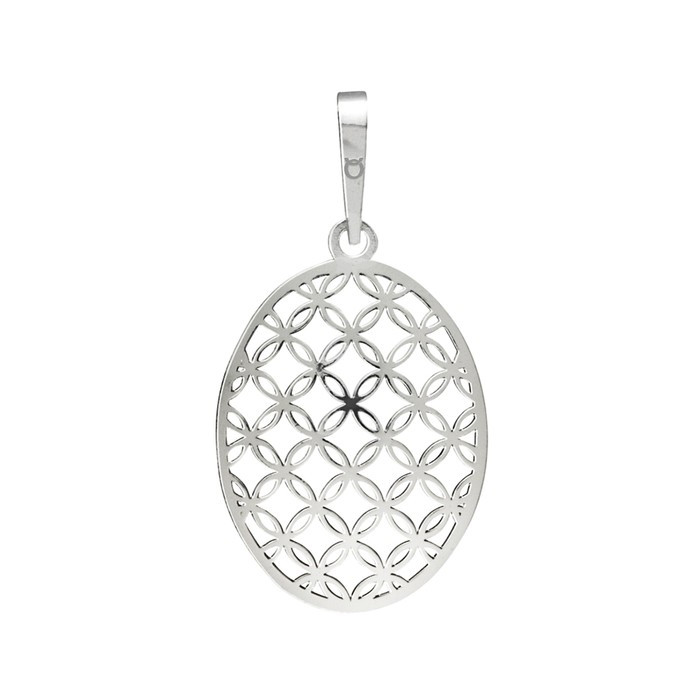 Stříbrný velký přívěšek PA1684 ornamenty