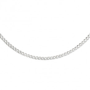 Stříbrný řetízek CURB plochý Ø0,8 50cm
