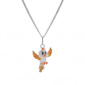 Dětský stříbrný přívěsek na řetízku KO1033_CU035_40