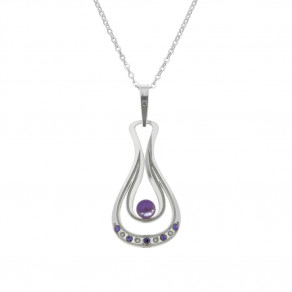 Stříbrný přívěsek na řetízku KO1877_BR030_45