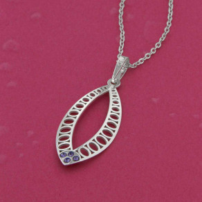 Stříbrný přívěšek na stříbrném řetízku KO1883_BR030_45