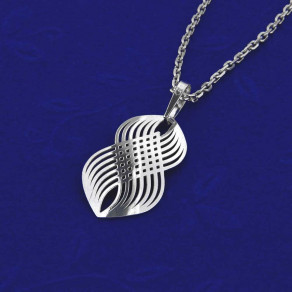 Stříbrný přívěsek na stříbrném řetízku KO2104_MO040_45