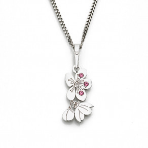 Stříbrný přívěsek na stříbrném řetízku Cherry