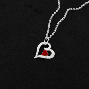 Stříbrný přívěsek na řetízku Amoretta