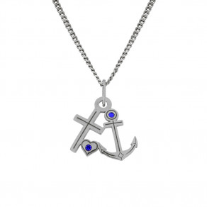 Stříbrný přívěsek na řetízku Anchor