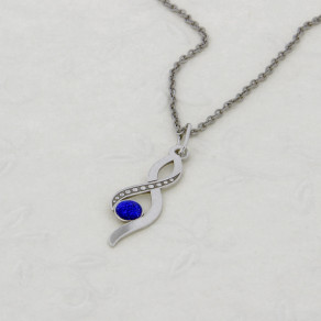 Stříbrný přívěsek na řetízku Teardrop