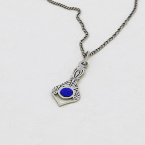 Stříbrný přívěsek na řetízku Winter Pond