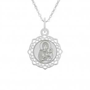 Stříbrný přívěsek na stříbrném řetízku Královna Polska