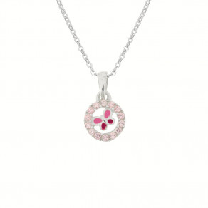 Dětský stříbrný přívěsek na řetízku Něžná chvíle