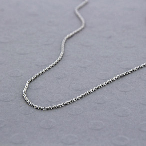 Stříbrný řetízek cable MO4D Ø040 45cm