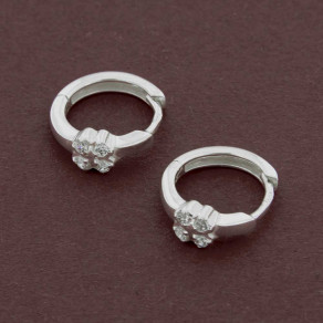 Stříbrné náušnice Sparkle