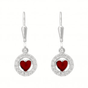 Dětské stříbrné náušnice Maminčina láska