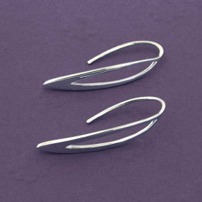 Stříbrné náušnice Livia