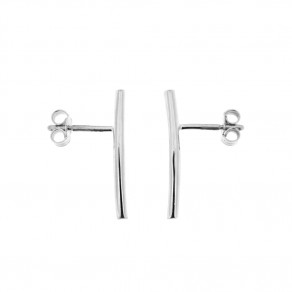 Stříbrné náušnice Simplicity