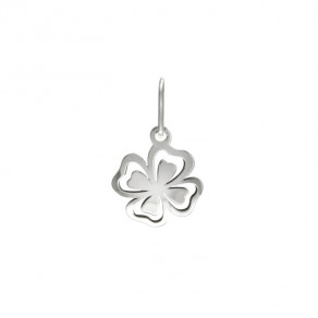 Stříbrný malý přívěšek PA0622m vytl.23 čtyřlístek 