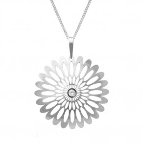 Stříbrný přívěsek na řetízku KO0941V_CU050_50 Shining Blossom