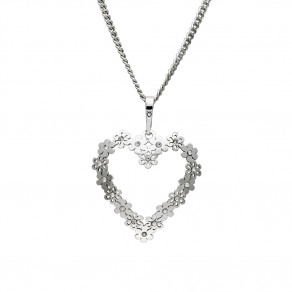 Stříbrný přívěsek na řetízku Heartbeat