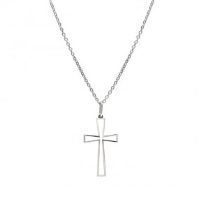 Stříbrný přívěsek na řetízku Křížek
