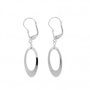 Stříbrné náušnice Eternity