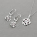 Stříbrný set přívěsku, řetízku a náušnic KO2097_NA1035