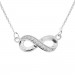 Stříbrný náhrdelník Infinity